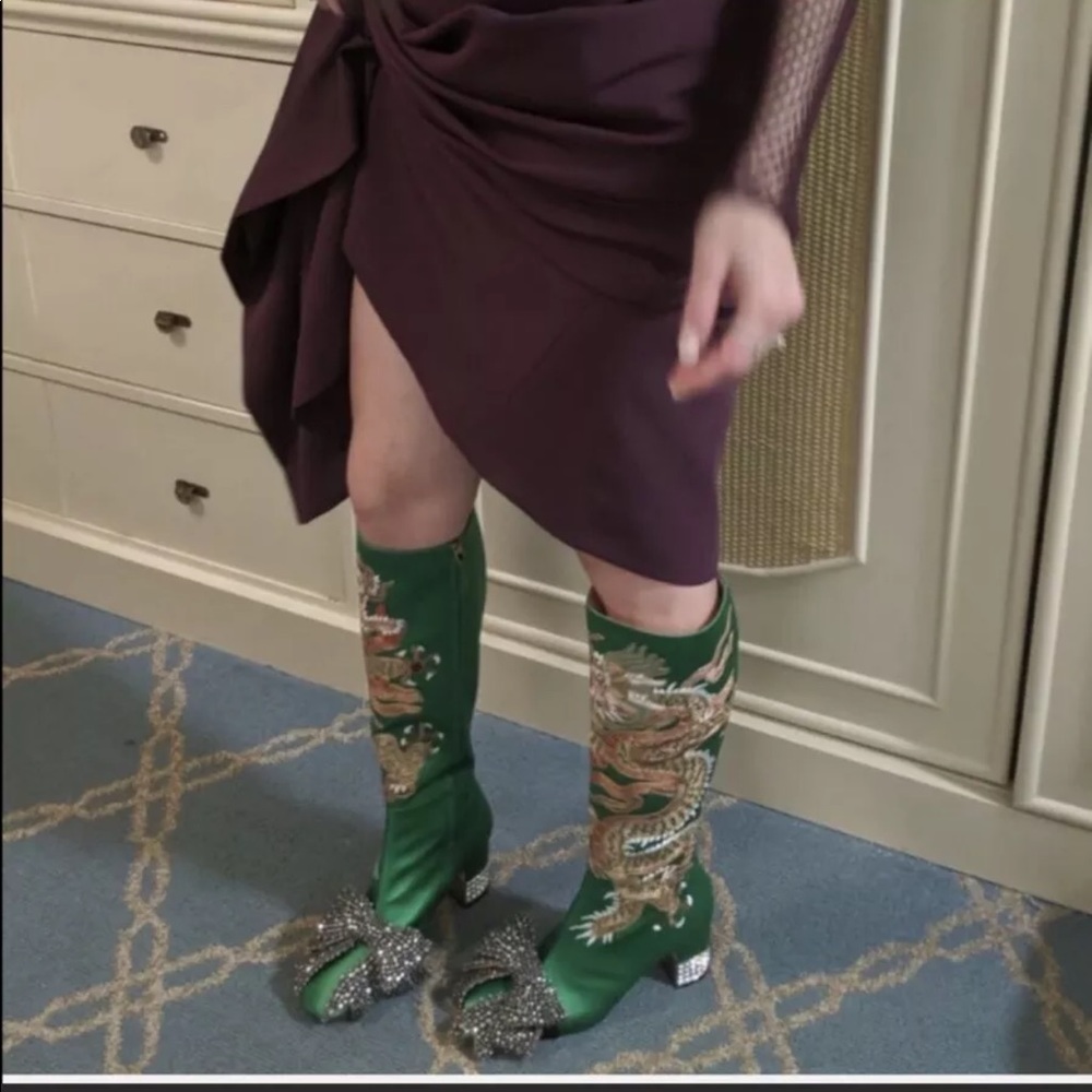 GUCCI BOW BOOT - Picture 3 of 9